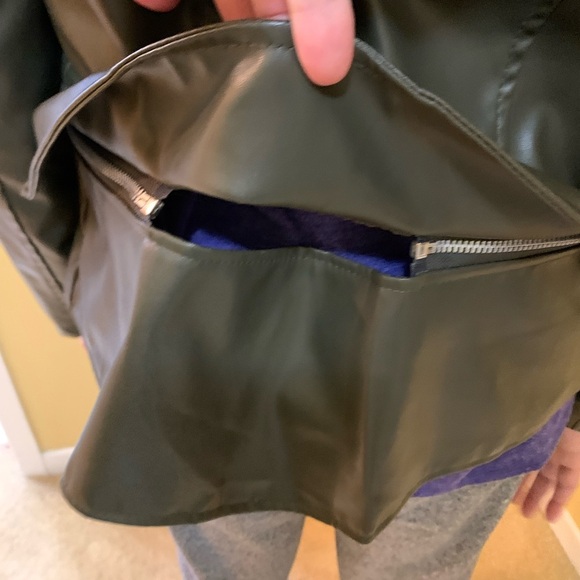 Unbranded motorcycle jacket in green NWOT - Picture 11 of 17